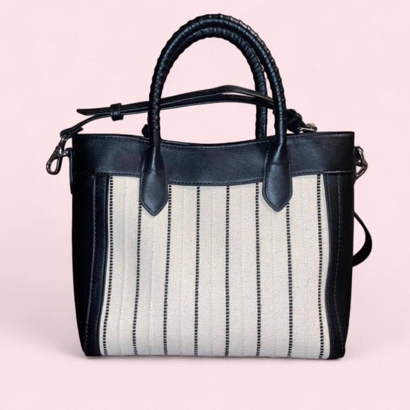 Nine West Black and Cream Women's Bag - Picture 3 of 9